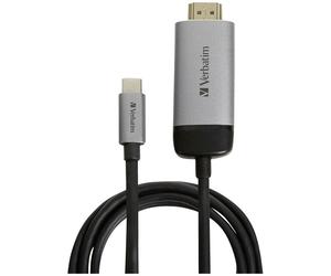 Verbatim 49146 USB-C Adapter USB-C plug to RJ45 socket 0.10 m USB ...