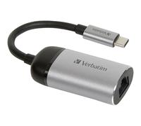 Verbatim 49146 USB-C Adapter USB-C plug to RJ45 socket 0.10 m USB Ports Hubs A