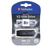 Verbatim 49171 8GB V3 Store n Go USB 3.0 Flash Drive Grey