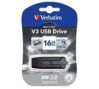 Verbatim 49172 16GB V3 Store N Go USB 3.0 Flash Drive Grey
