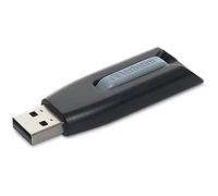 Verbatim 49189 128 GB USB 3.0 Black USB Flash Drive USB Memory Stick USB 3.0 (3.1 Gen 1), TYPE-A, Slide, Black, Mac OS X 10.4 Tiger, Mac OS X 10.5 Leopard, Mac OS X 10.6 Snow Leopard, Mac OS X 10.7 Lion, Mac OS X)