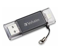 Verbatim 49300 32GB Dual USB 3.0 Lightning Drive - Graphite