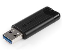 Verbatim 49319 128GB Store'n'Go Pinstripe USB 3.2 Gen 1 Flash Drive, Black
