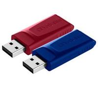 VERBATIM 49327 DRIVE, USB2.0, SLIDER, 32GB, 2PK