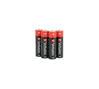 Verbatim (49501) AA Battery Alkaline 4 Pack Shrink Wrap