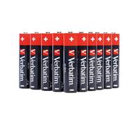 Verbatim AAA Alkaline Batteries 49504 – 1.5V Single‑Use, 24 Pack