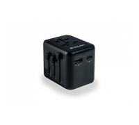 Verbatim 49544 power plug adapter Universal Black