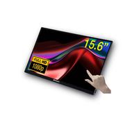 Verbatim 49592 computer monitor 39.6 cm (15.6") 1920 x 1080 pixels Full HD LCD Touchscreen Black