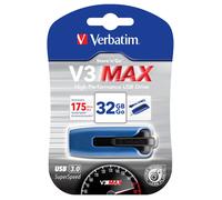 Verbatim 49806 32GB V3 Max USB 3.0 Drive - Blue