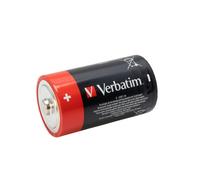 VERBATIM Premium Alkaline Block Batteries - 1.5V - D-LR20 mono-battery - D alkaline batteries - batteries for radio, camera, torch, remote control & more - premium alkaline battery - 2 pcs