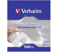 Verbatim 49976 CD/DVD/Blu-Ray Boxes White Paper 100 pcs