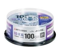 Verbatim 4K BD-R XL 100GB Blu-ray Printable Disc 20 Pack 4X Speed Single Write