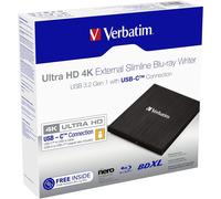 Verbatim 43888 optical disc drive Blu-Ray DVD Combo Black