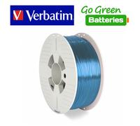 Verbatim 55056 Filament PET-G 1.75mm Blue Transparent High Impact Strength