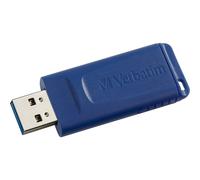 Verbatim 8GB USB 2.0 Flash Drive - Cap-LESS & Universally Compatible - Blue