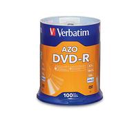 Verbatim 97460 Blank DVD + RW Blank Discs 4.7 GB - DVD - Blue, Orange,)