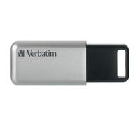 Verbatim Secure Pro 64GB USB 3.0 (3.1 Gen 1) USB Type-A connector Black, Grey USB flash drive