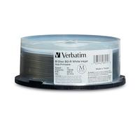 Verbatim 98915 M-DISC BD-R XL 100GB / 1-4x, Inkjet 25-Disc Cakebox