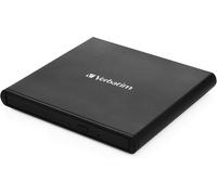 Verbatim 98938 External Slimline USB 2.0 Mobile CD/DVD Writer - Black