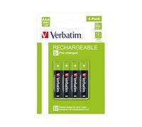Verbatim AAA Rchb Batteries Pk4