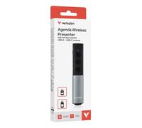 Verbatim Agenda Wireless Presenter with Red Laser Pointer