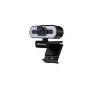 Verbatim AWC-02 Full HD 1080P Autofocus Webcam Microphone/Light - 49579