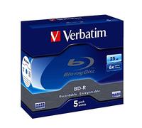 Verbatim BD-R SL 25GB 6 x 5 Pack Jewel Case BD-R 25GB 5pc(s)