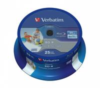 Verbatim BD-R 25GB Blu-ray Blank Disc White Inkjet Printable 4x 6x Various Packs