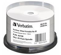 Verbatim BD-R 25GB Blu-ray Blank Disc White Inkjet Printable 4x 6x Various Packs