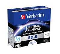Verbatim BD-R 25GB Blu-ray Blank Disc White Inkjet Printable 4x 6x Various Packs