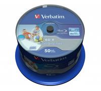 Verbatim BD-R 25GB Blu-ray Blank Disc White Inkjet Printable 4x 6x Various Packs