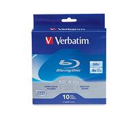 Verbatim BD-R 50GB 8X Blu-ray Recordable Media Disc Double Layer- 10 Pack Spindle - 97335