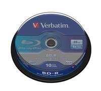 Verbatim BD-R Single Layer - Blu-ray Disc 25 GB, 6x Burning Speed, Scr (Blu-ray)