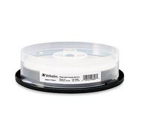 Verbatim BD-R XL 100GB 4X White Inkjet Printable, Hub Printable - 10pk Spindle