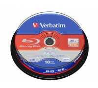 Verbatim BD-RE 25GB Rewritable Blu-ray Discs 2x HardCoat Various Packs