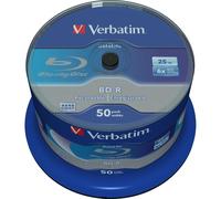 Verbatim BDR SL Datalife Bluray Disc 25 GB, 6x Burning Speed, Scratch Protec...