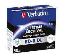 Verbatim Blu-ray BD-R DL Dual Layer 50GB 100GB M-DISC Inkjet Thermal Rewritable
