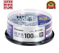 Verbatim Blu-ray Disc 20 Spindle BD-R XL Printable 100GB 4X Speed VBR520YP20SD4