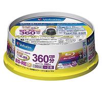 Mitsubishi Verbatim Blu-ray BD-RE DL 50GB 2x Rewritable Disc, 20-Disc Spindle