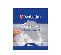 Verbatim CD Sleeves, 50 Pack