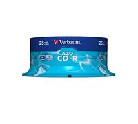 Verbatim CD-R 25Pk 48x 80Minute Super AZO Spindle