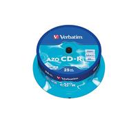Verbatim CD-R 25Pk 48x 80Minute Super AZO Spindle