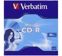 Verbatim CD-R80 43364 5 PACK Audio Music Digital Blank CDR Recordable Discs NEW