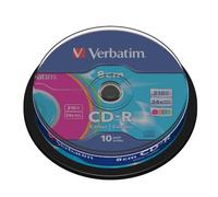 Verbatim CD-R 8cm DataLife Colour (24x) 10 Pack Spindle Data
