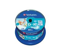 Verbatim CD-R AZO Wide Inkjet Printable no ID 700 MB 52x 50 pc(s)
