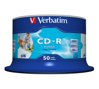 Verbatim CD-R AZO Wide Inkjet Printable no ID 700 MB 52x 50 pc(s)