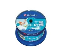 Verbatim CD-R AZO Wide Inkjet Printable no ID 700 MB 52x 50 pc(s)