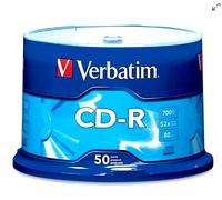 Verbatim CD-R Extra Protection Spindle 52x 700MB Pack of 50 43351