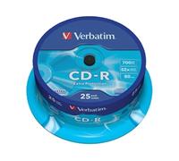 Verbatim CD-R Extra Protection 52x 700MB Spindle Pack of 25