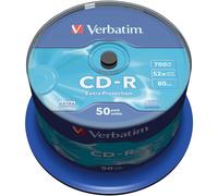 Verbatim CD-R Extra Protection Spindle 52x 700MB Pack of 50 43351